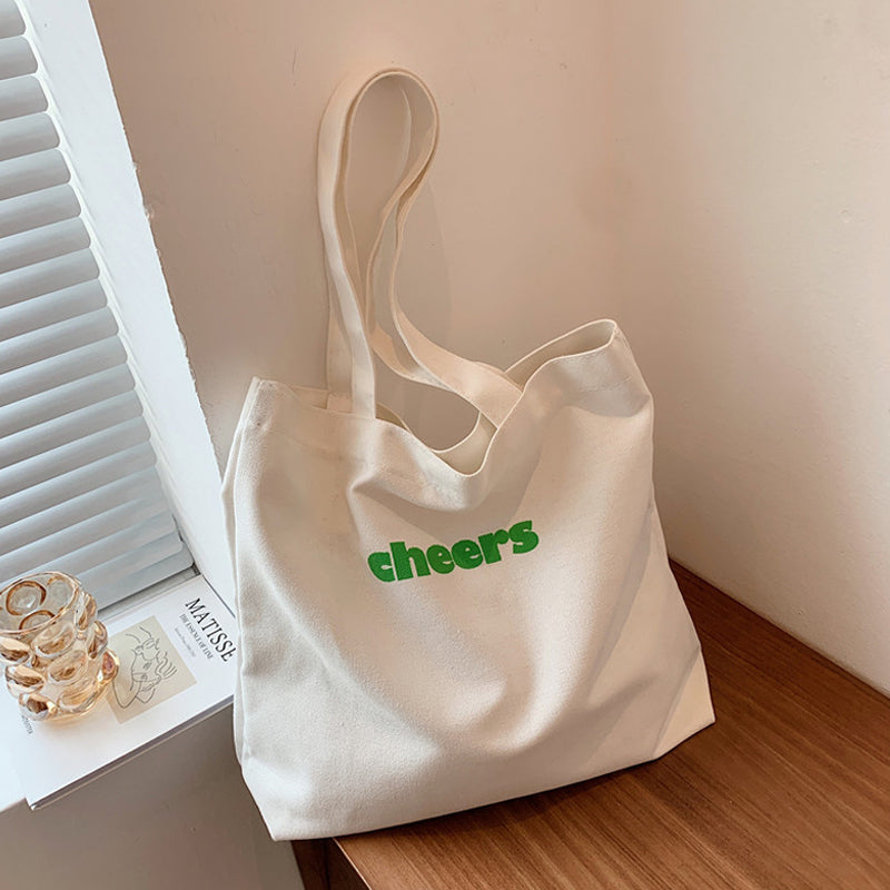 Japanese Lazy Style Large Capacity Carrying Canvas Shoulder Bag