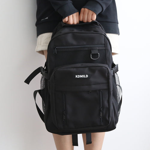 High School Students All Match Large Capacity Multi Layer Backpack