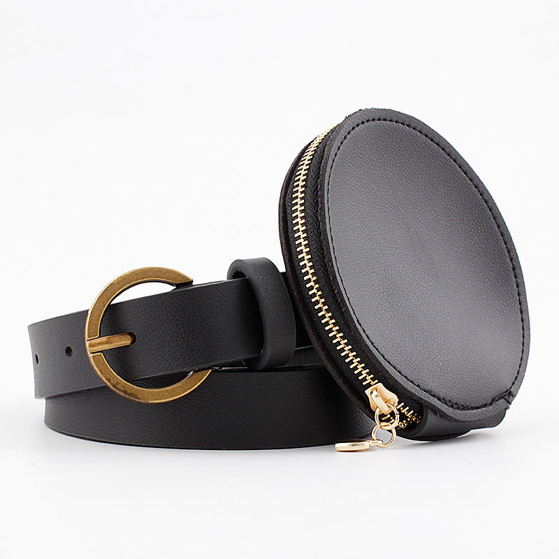 Belt all-match coin purse ladies belt