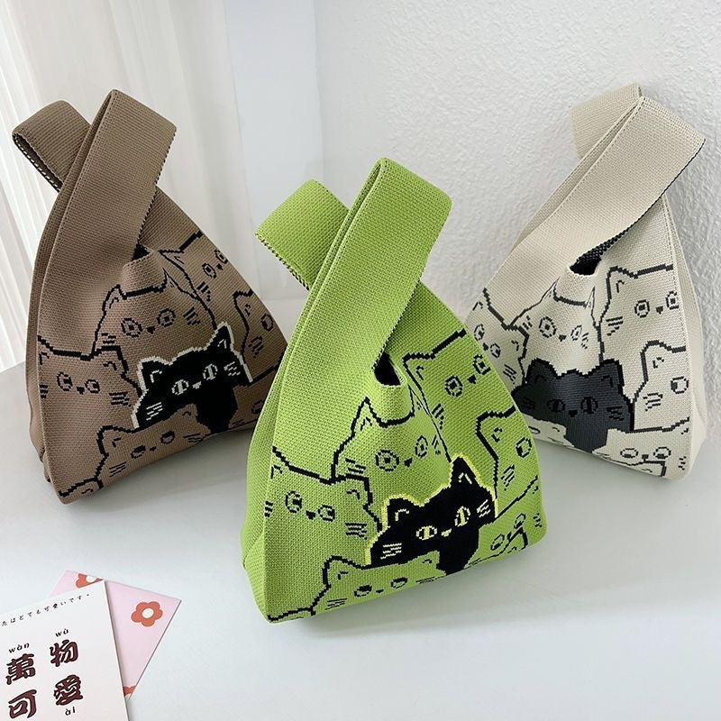 Women's Knitted Bag All-match Casual Handbag