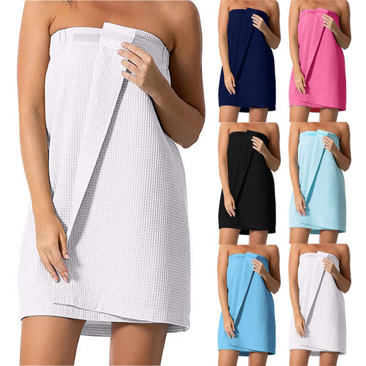 Women's Microfiber Bath Skirt Water-absorbing Quick-drying Tube Top Bathrobe