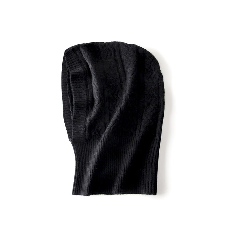 Thickened Warm Knitting Headgear Hat For Cervical Spine Protection