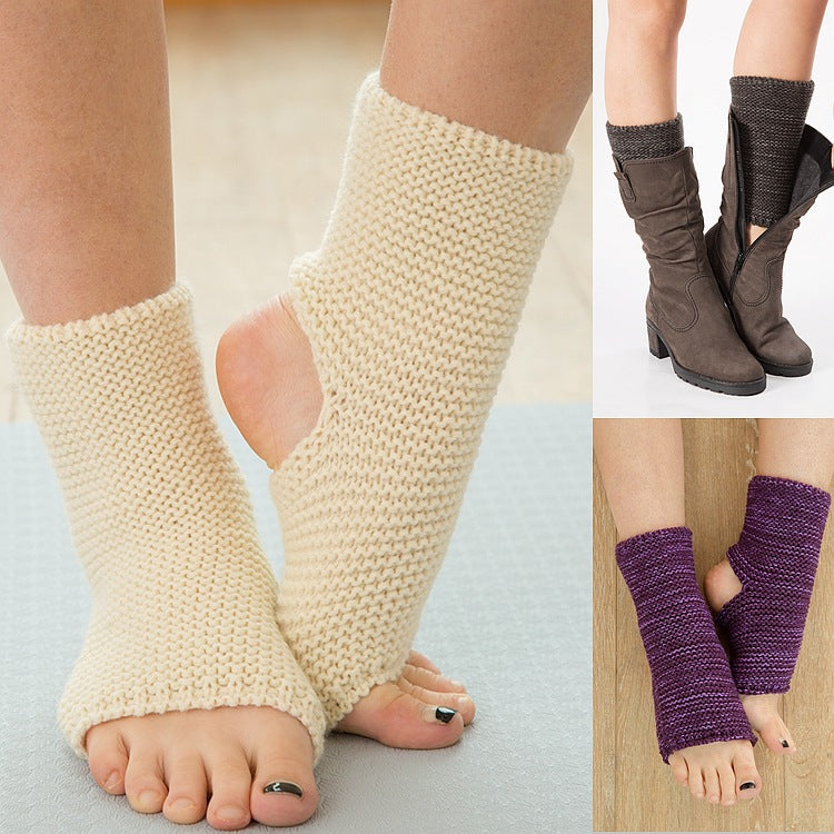Latin Dance Stepping Knitting Sports Protective Leg Cover
