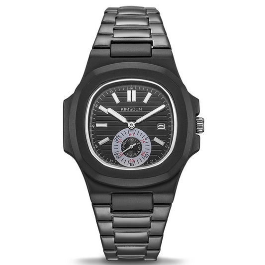 Stainless steel business waterproof men's Watch