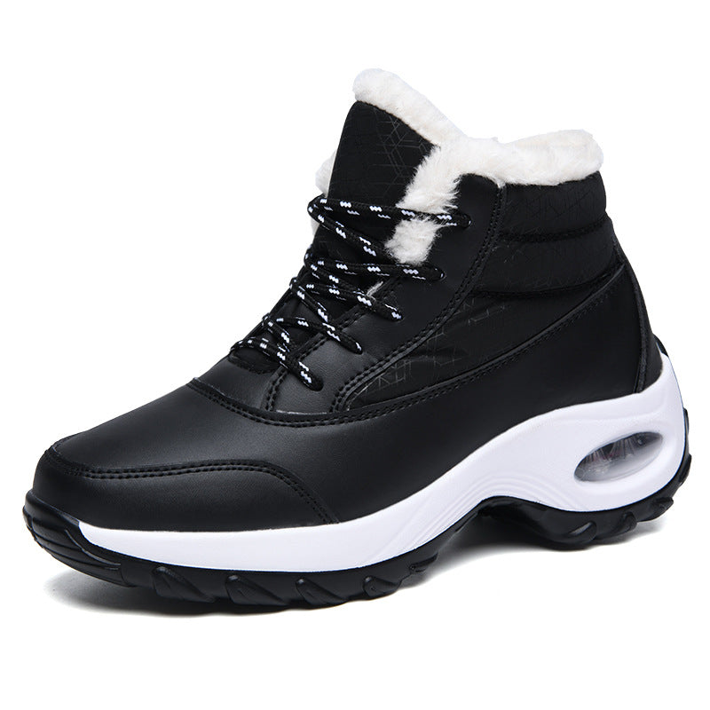 Snow boots women's platform rocking shoes