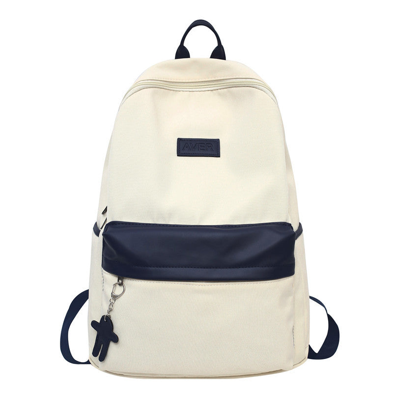 Large Capacity Color Blocking Student Bag
