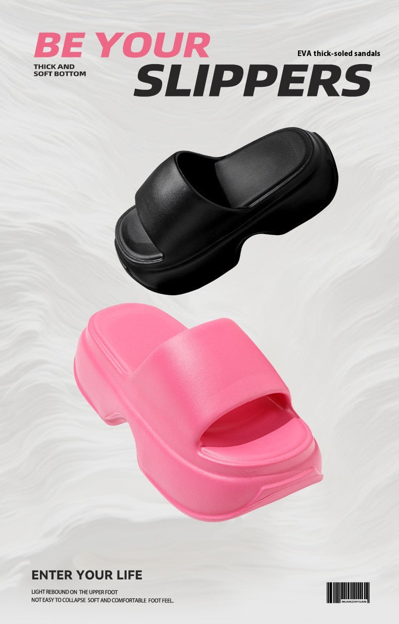Women's Summer Home Thick-soled Fashion Slippers