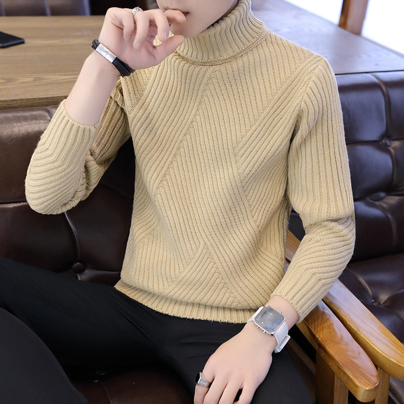 Fashion Warm Long-sleeved Sweater Men's Top