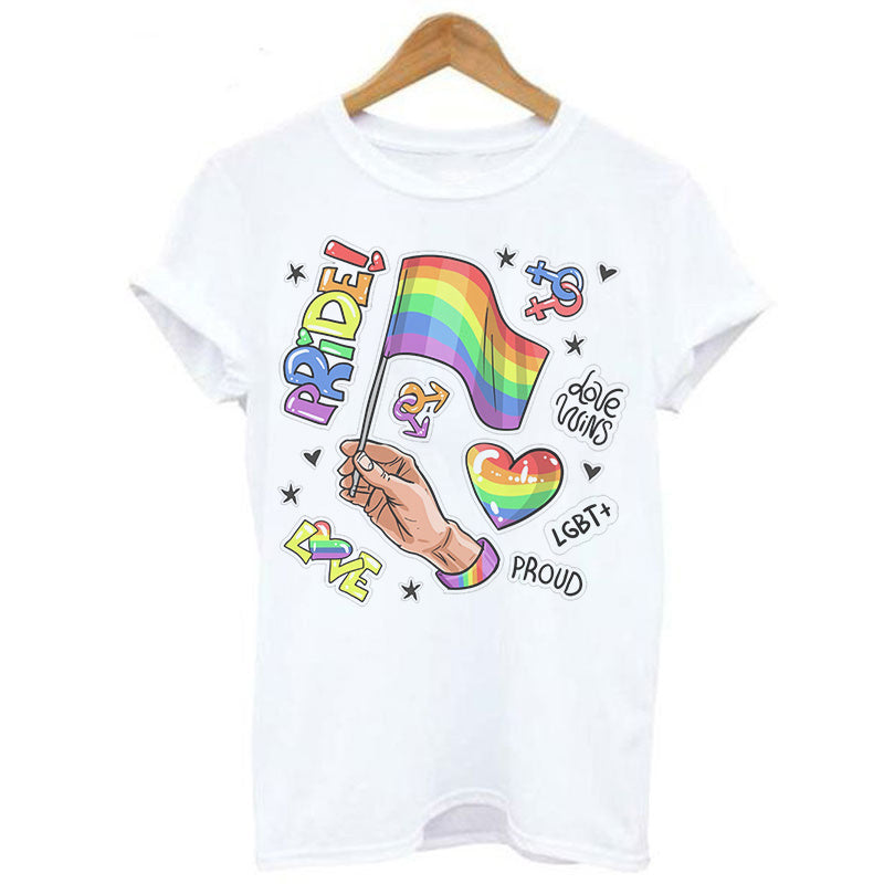 Personality Transgender Gay Print T-Shirt