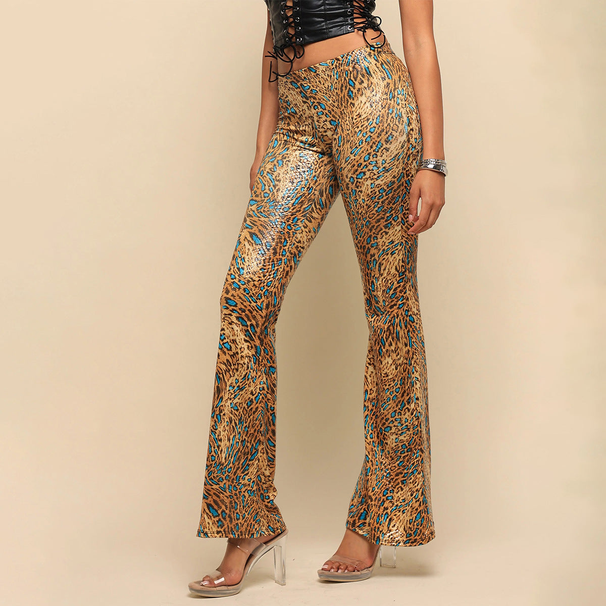 Sexy Stretchy Flared Leg Slim Fit Pants Fashion-forward