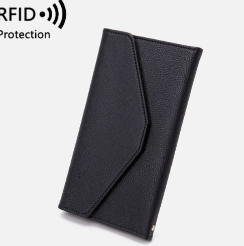 RFID Multi-function Air Ticket Certificate Bag Male And Female Passport Holder