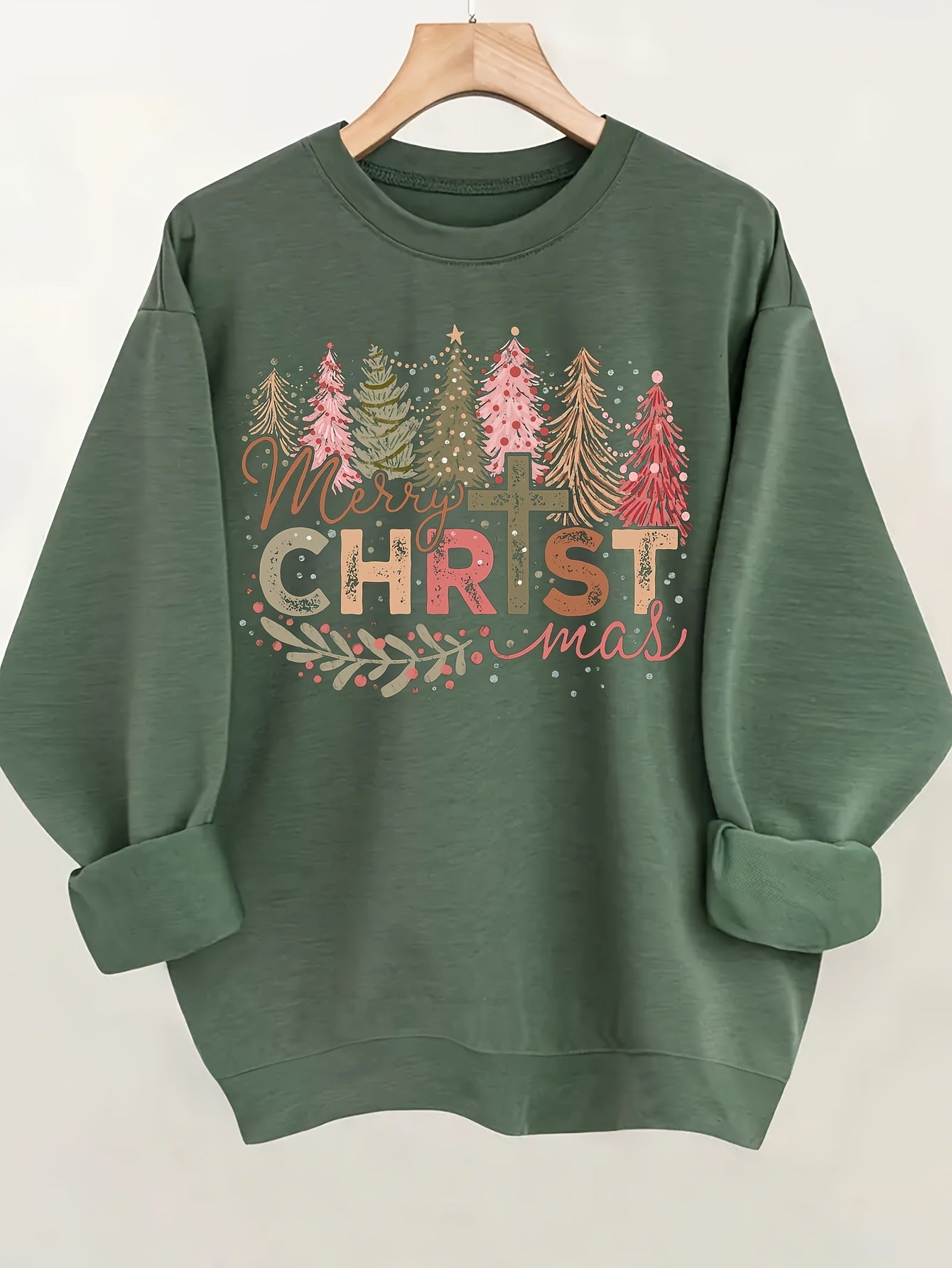 Jul Europæisk Amerikansk Mode Blomstret Print Dame Sweater