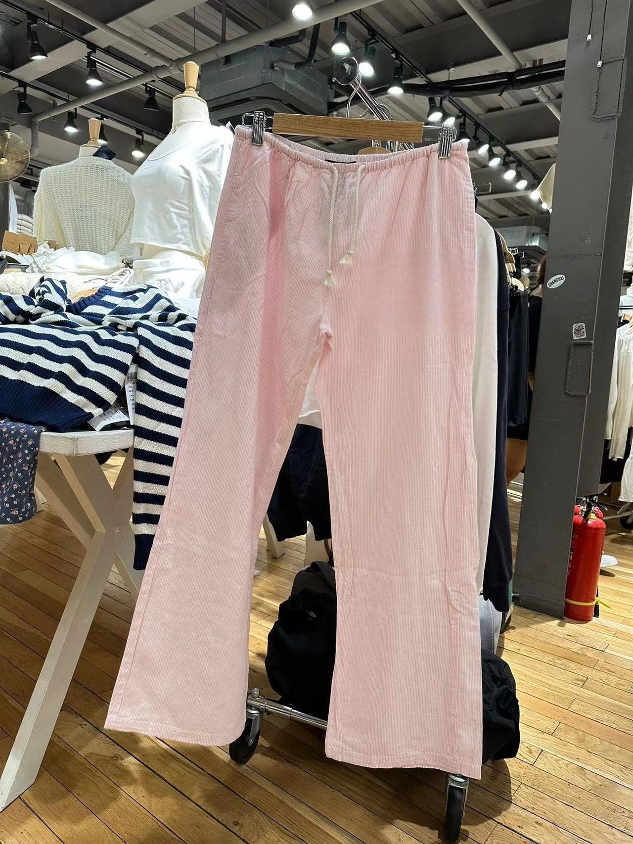 Waist Sports Casual Wide-leg Pants