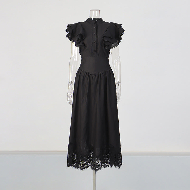 Retro Romantic Style Skirt Set For Women