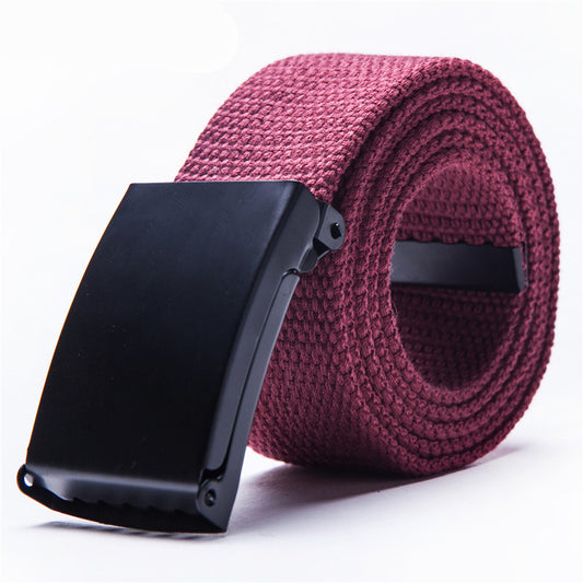 Hip Hop Belt Woven Canvas Pants Belt