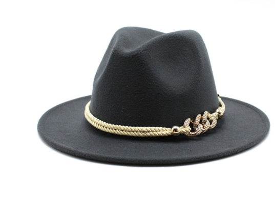 Women's Autumn And Winter British Style Jazz Hat