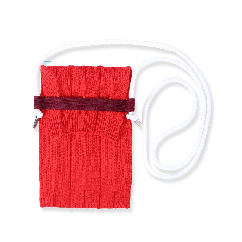 Multicolor Pleated Organ Woven Crossbody Mini Casual Shoulder Bag