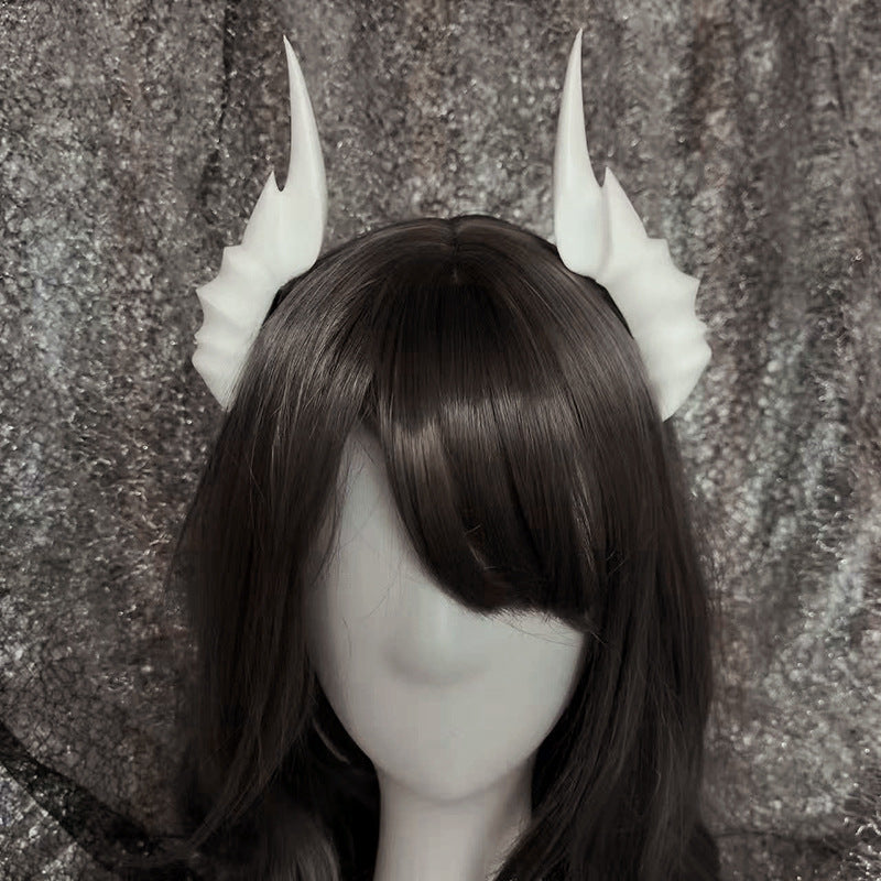 Simple Solid Color Dark Halloween Hair Accessory