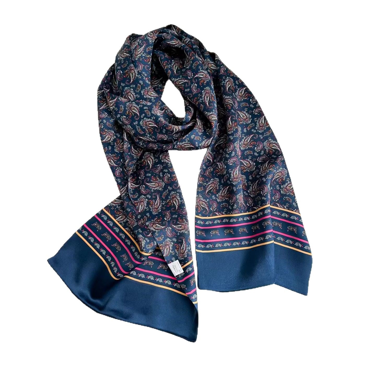 New Double-sided Printed Silk Men's Scarf