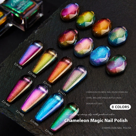 Metal Magic Mirror Chameleon Vandbaseret Neglelak