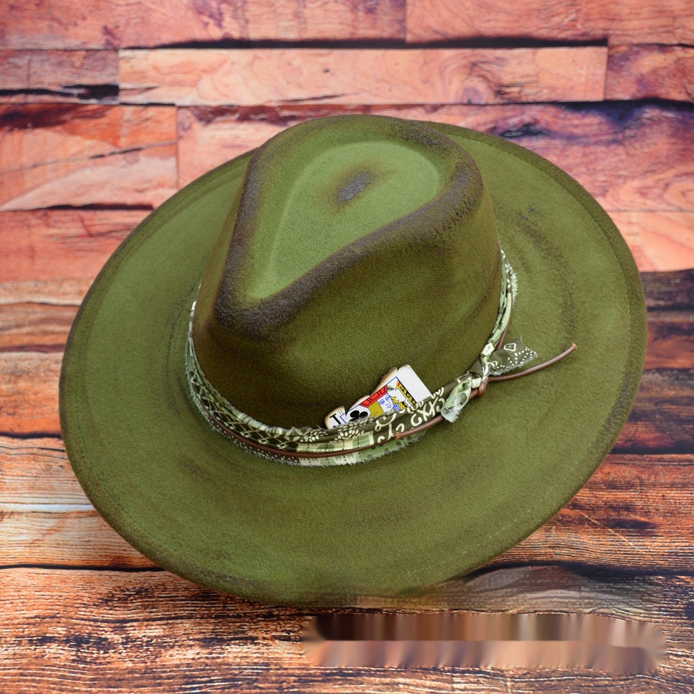 Fashion Retro Original Design Fedora Hat European And American Fur Felt Hat