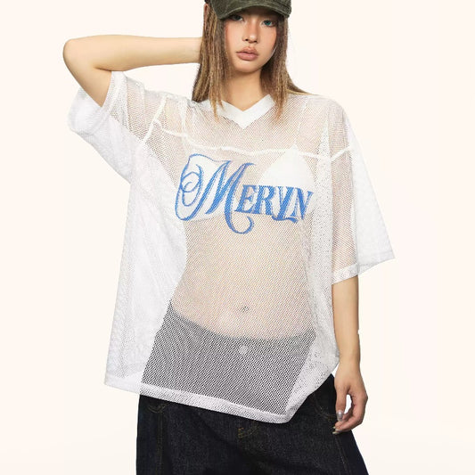 Hollow Design Sense Loose Casual Top