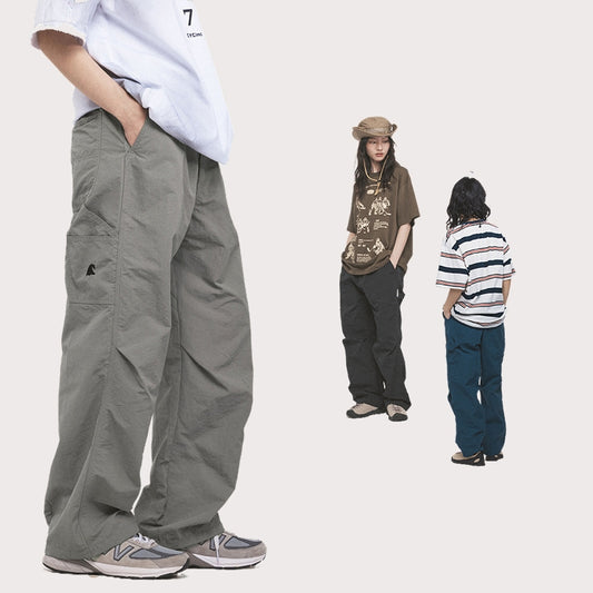 High Street Design Casual Loose Straight Trousers