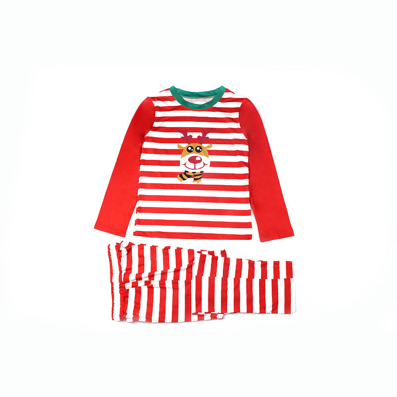 Printed Long-sleeved Casual Parent-child Suit