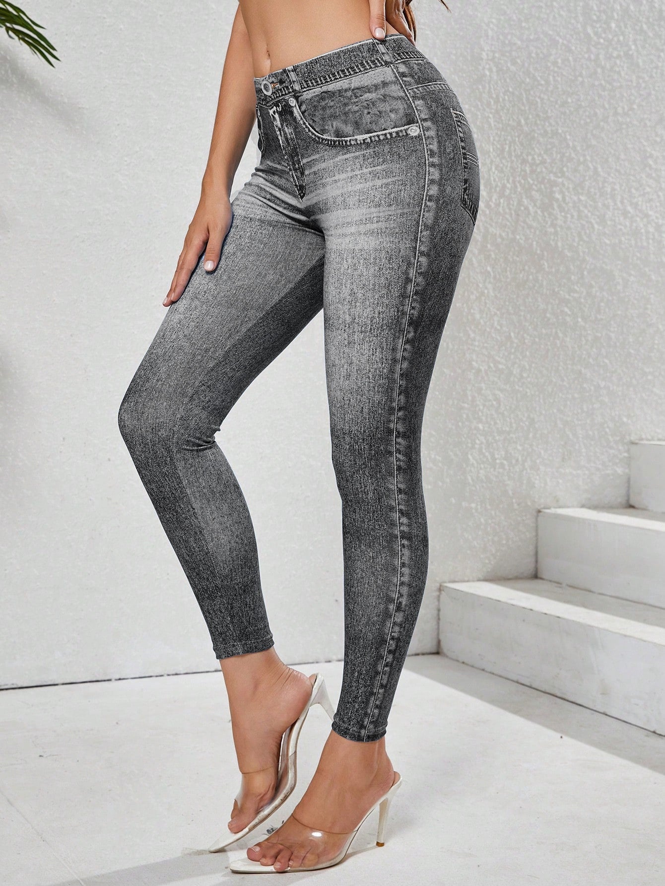 Butt-lifting Peach-shaped High-elasticity Outerwear Casual Running Leggings