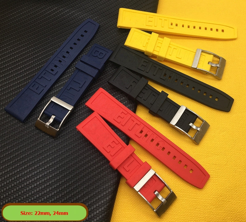 Waterproof silicone strap