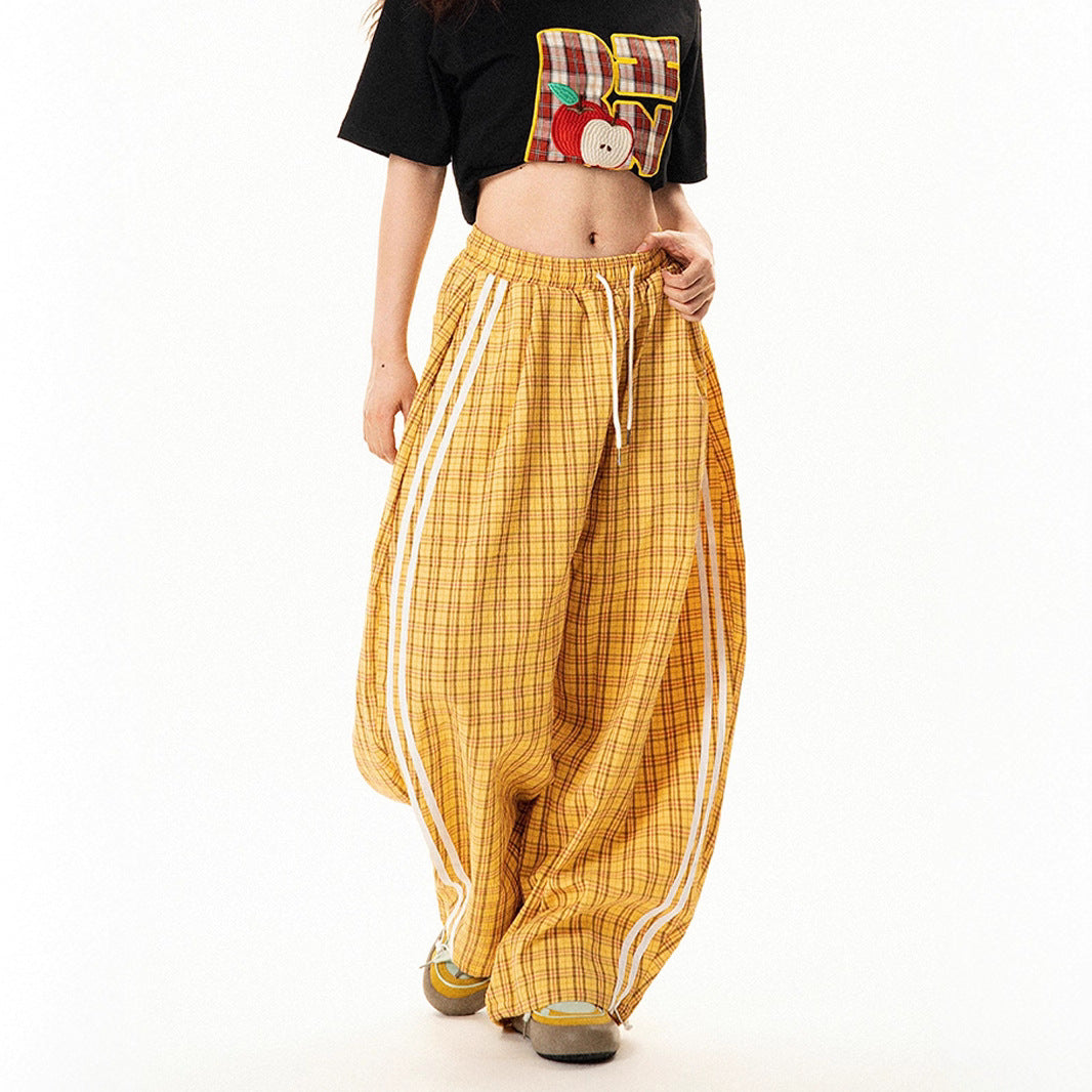Loose Straight Drooping Wide Leg Pants Dopamine Girlfriends Clothes