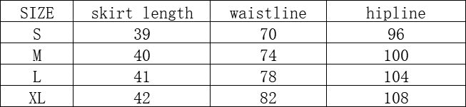 European And American Style Irregular Skirt