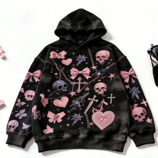 Versatile Casual Sports Hooded Sweatshirt