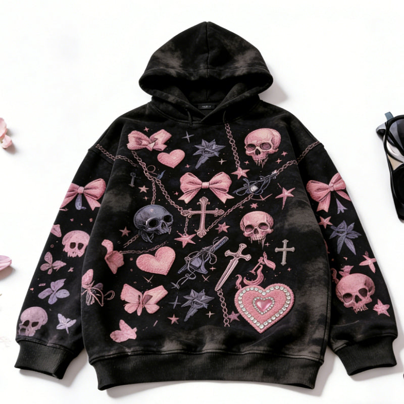 Versatile Casual Sports Hooded Sweatshirt