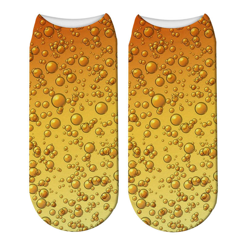 New Sneakers Print New 3D Women's Socks