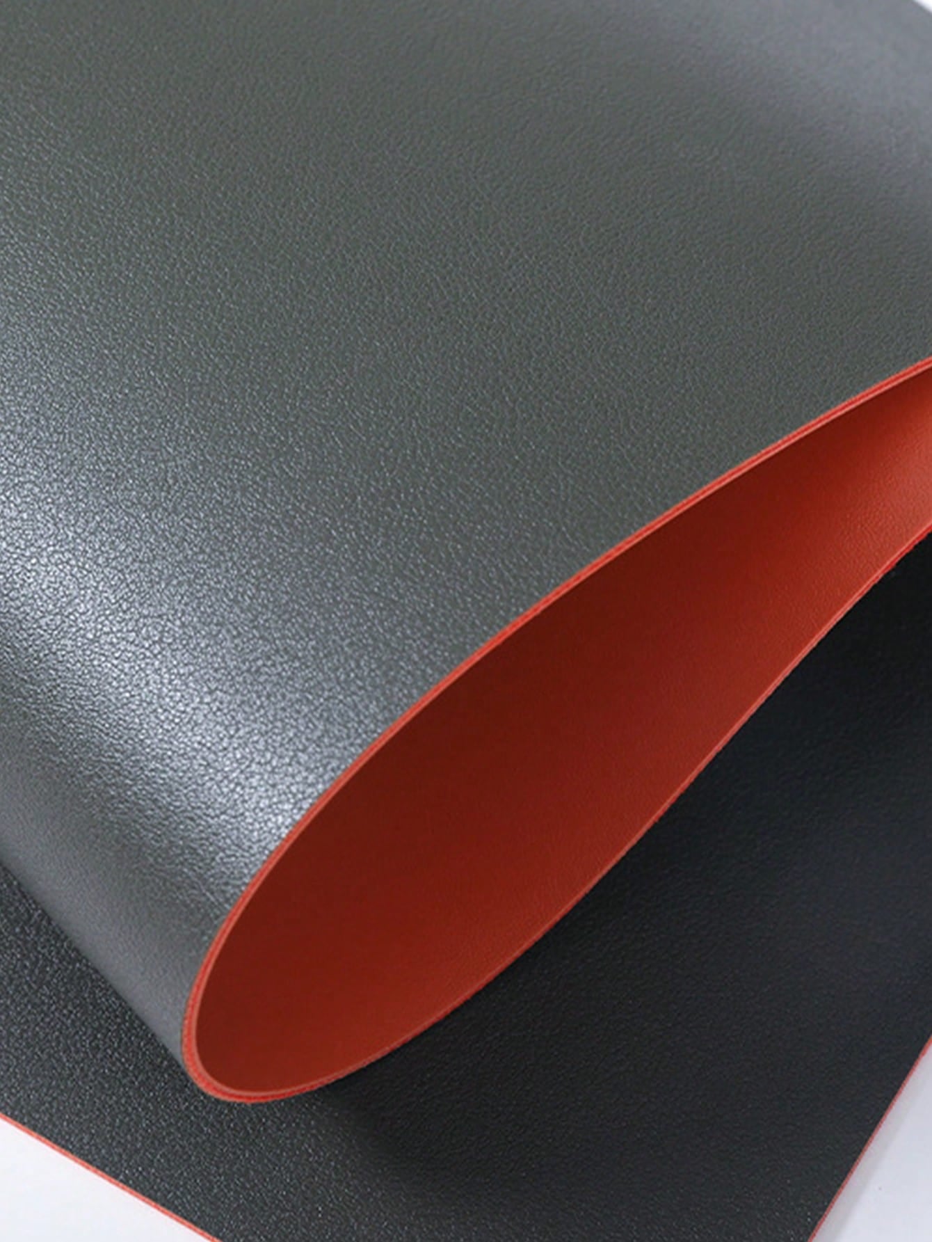 1Pc PU Mouse Mat, Simple Plain Mouse Pad for Students Back to School Gaming Mouse Pad