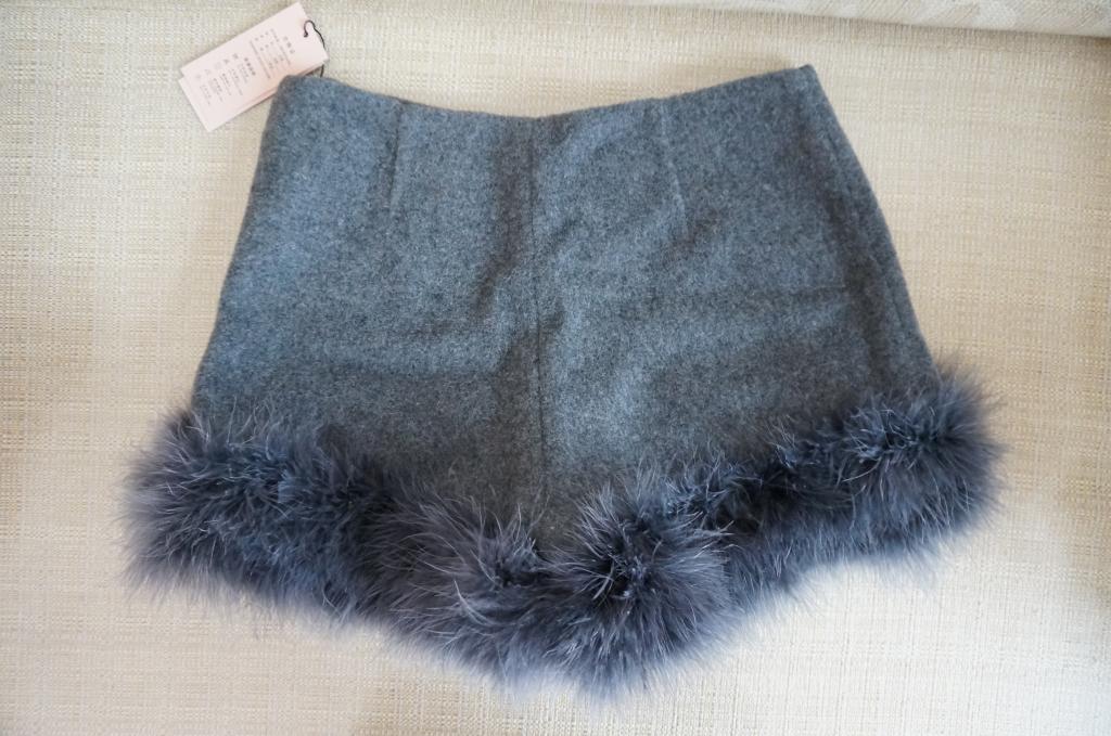 Efterår og vinter Vivi ny sød japansk serie Turkey Fluffy shorts højtaljede bukser