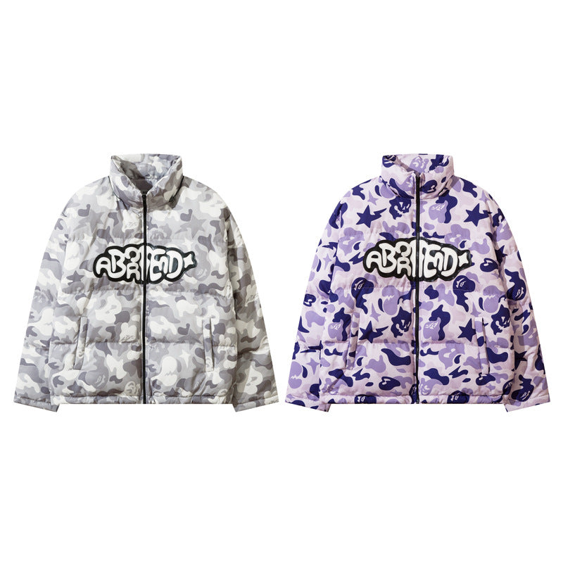 Imp Alphabet Embroidered Camo Cotton Suit