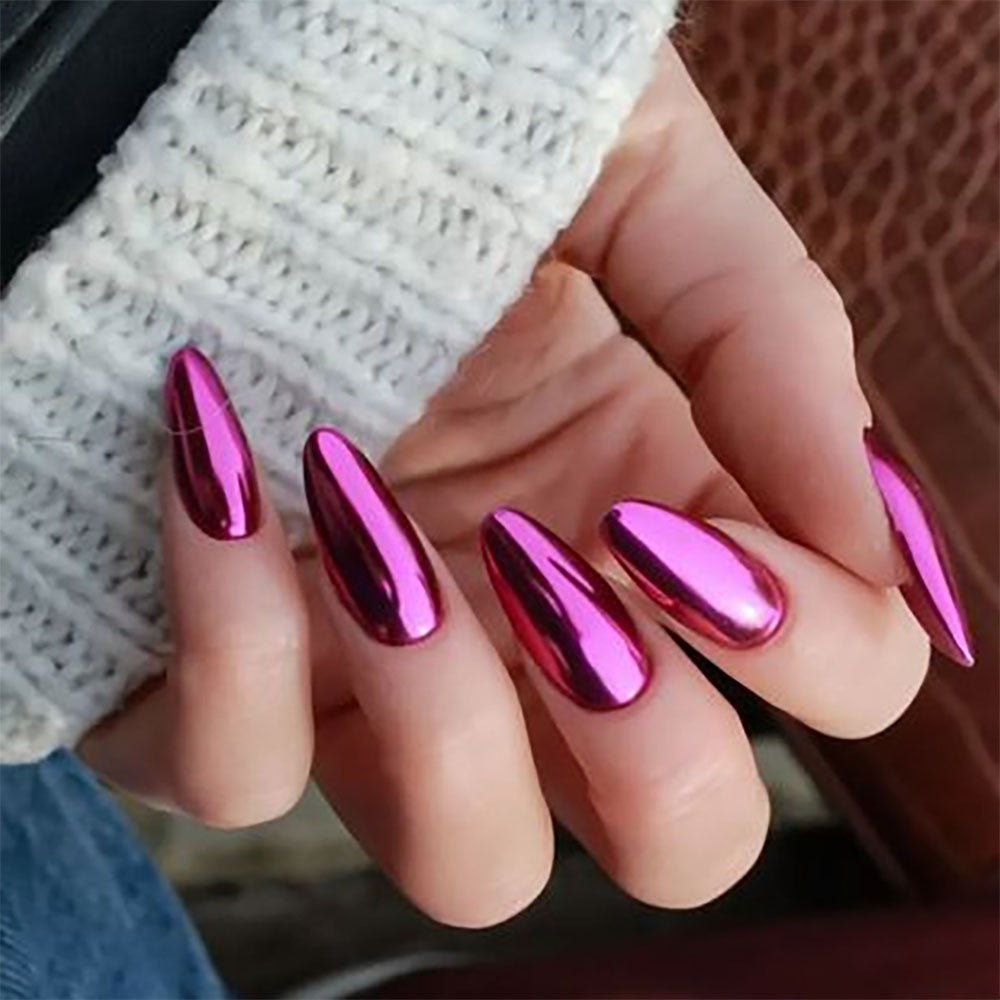 Electroplated Almond Wear Armor European And American Fashion Fake Nail Patch