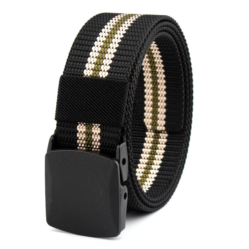 Metal-free Hypoallergenic Belt Nylon Canvas
