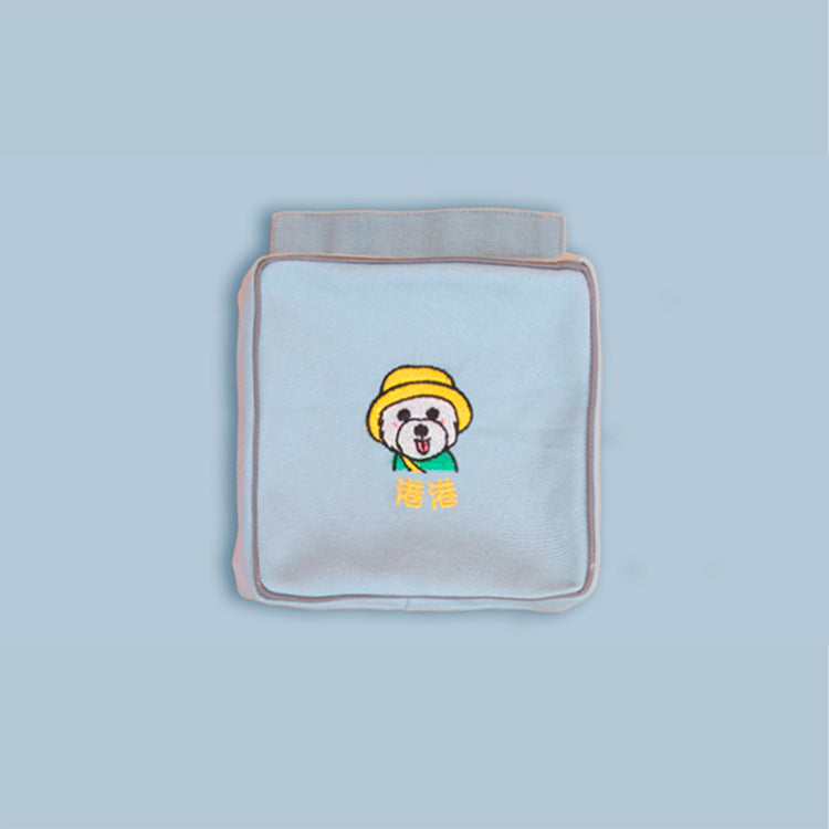 Shiba Inu Corgi Rainbow Cute Multifunctional Pet Outing School Bag Chest Back