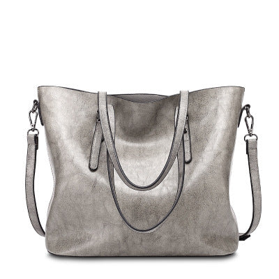 new European fashion bags handbag shoulder bag tote bag winter oil