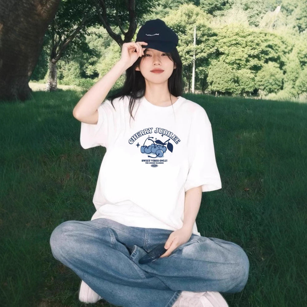 Women's Cotton Short-sleeved T-shirt