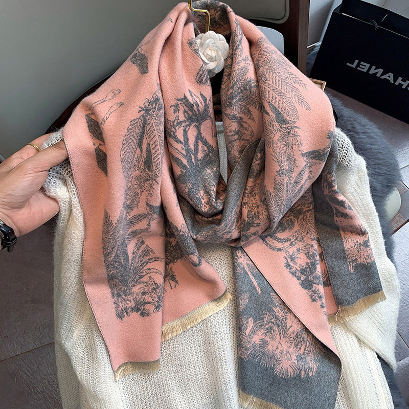 Women's Fashion Warm Scarf Temperament Shawl