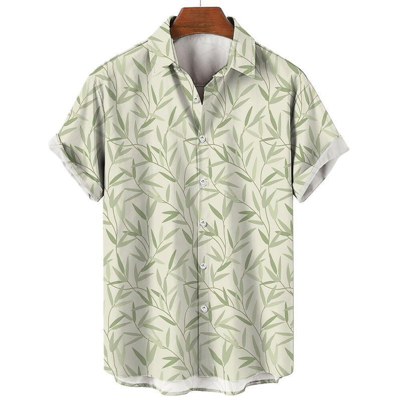 Breathable Quick-drying Casual Sports Short Sleeve 3D Printing Flower