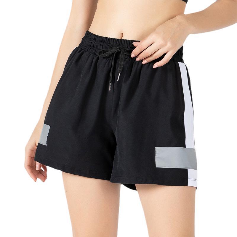 Reflective Thin Women's Running Anti-exposure Loose Fitness Hot Pants