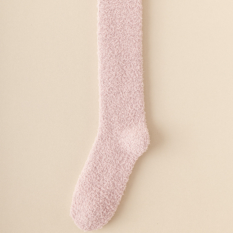 Lint-free Coral Fleece Socks Warm