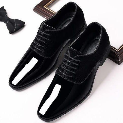 Formelle businesslædersko til mænd Lette high-end trendy herresko Lav model