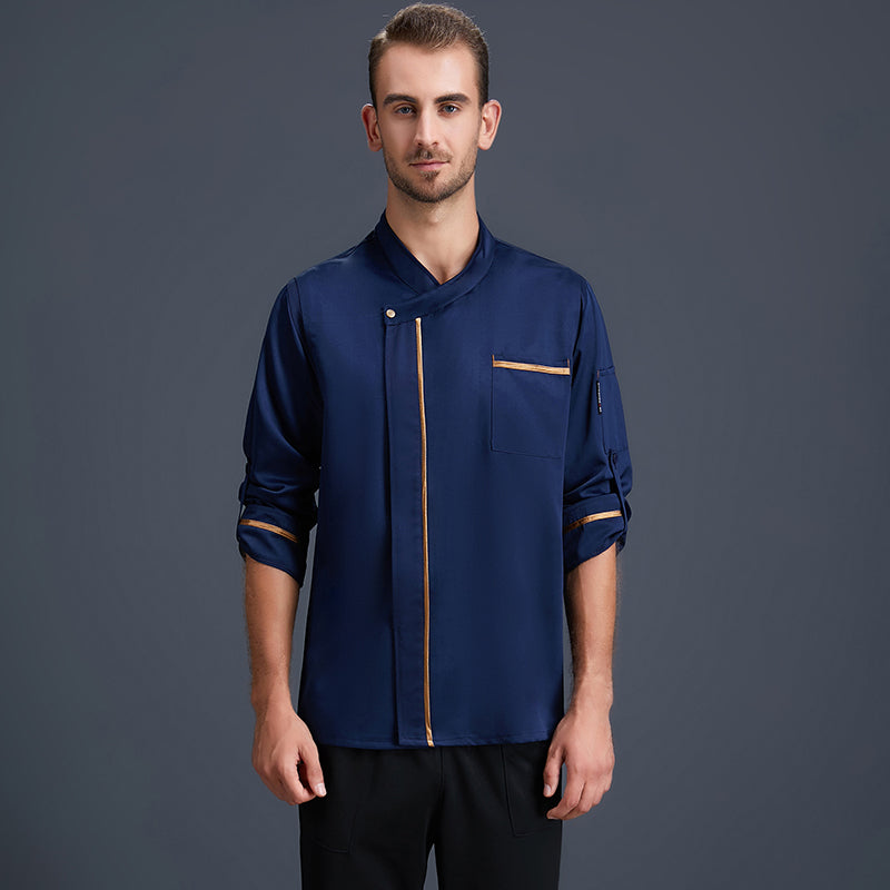 Chef Work Clothes Men's Short-sleeved Breathable High-grade