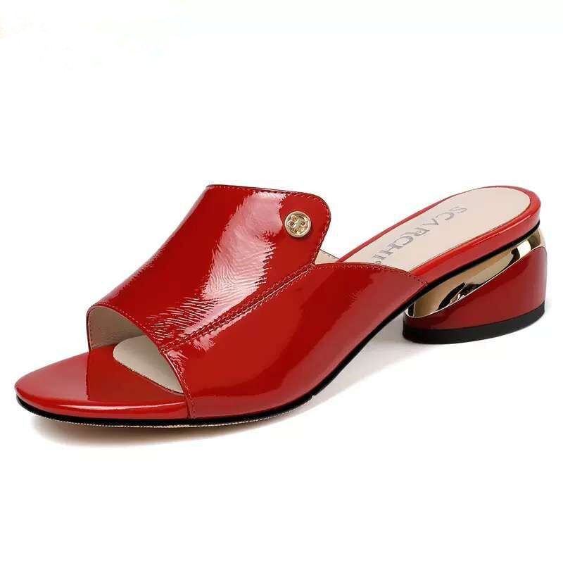 match Casual Women's Shoes Leather Sandals